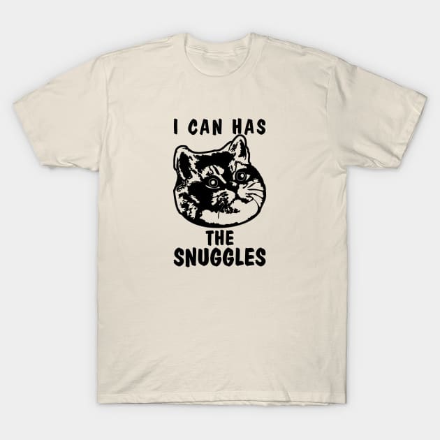 The Snuggles I Can Has? T-Shirt by Electrovista